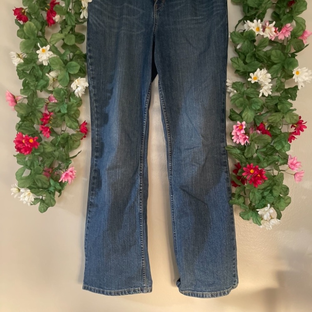 Signature by Levi Strauss Women's Straight Leg Blue Jeans
